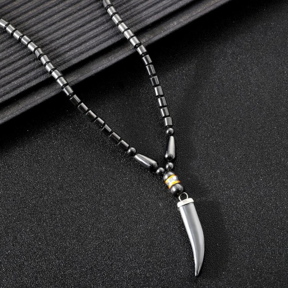 Unisex Scimitar Charm Necklace - Picture 3 of 3